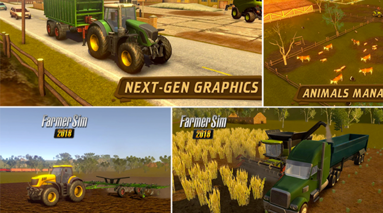 Farmer Sim 2018  A Visually Resplendent Farming Simulator