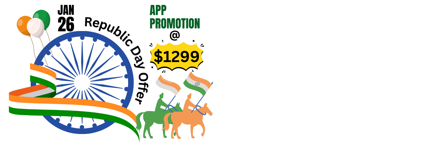 Get Republic Day Special App Promotion Offer from App Marketing Plus