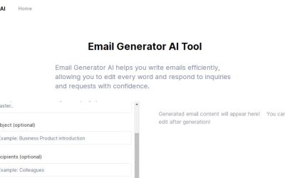 Email Generator AI