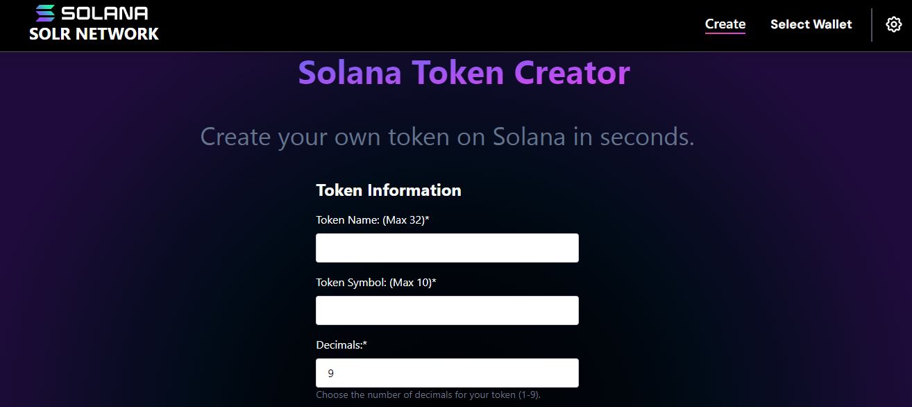 Solana Token Creator