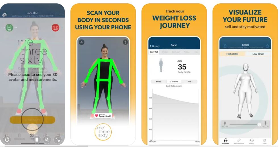 MeThreeSixty: Finally, a Body Tracking App That Shows Real Progress