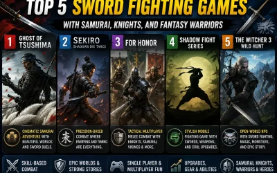 Top 5 Sword Fighting Games with Samurai, Knights, and Fantasy Warriors