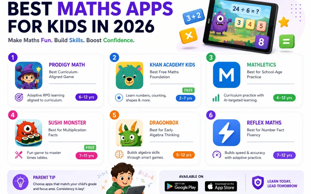 Best Maths Apps for Kids 2026: Make Numbers Fun