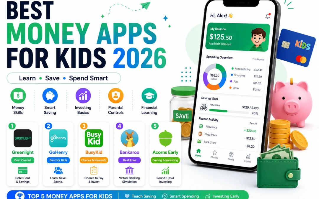 Top 5 Apps for Teaching Kids About Money 2026
