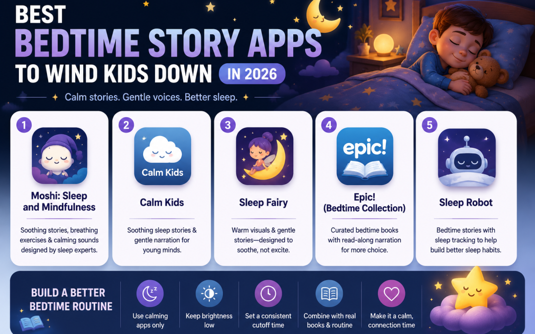 Best Bedtime Story Apps to Wind Kids Down in 2026