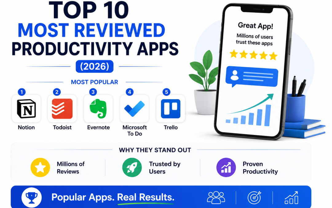 Top 10 Most Reviewed Productivity Apps of 2026