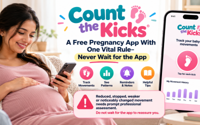 Count the Kicks: A Free Pregnancy App With One Vital Rule—Never Wait for the App