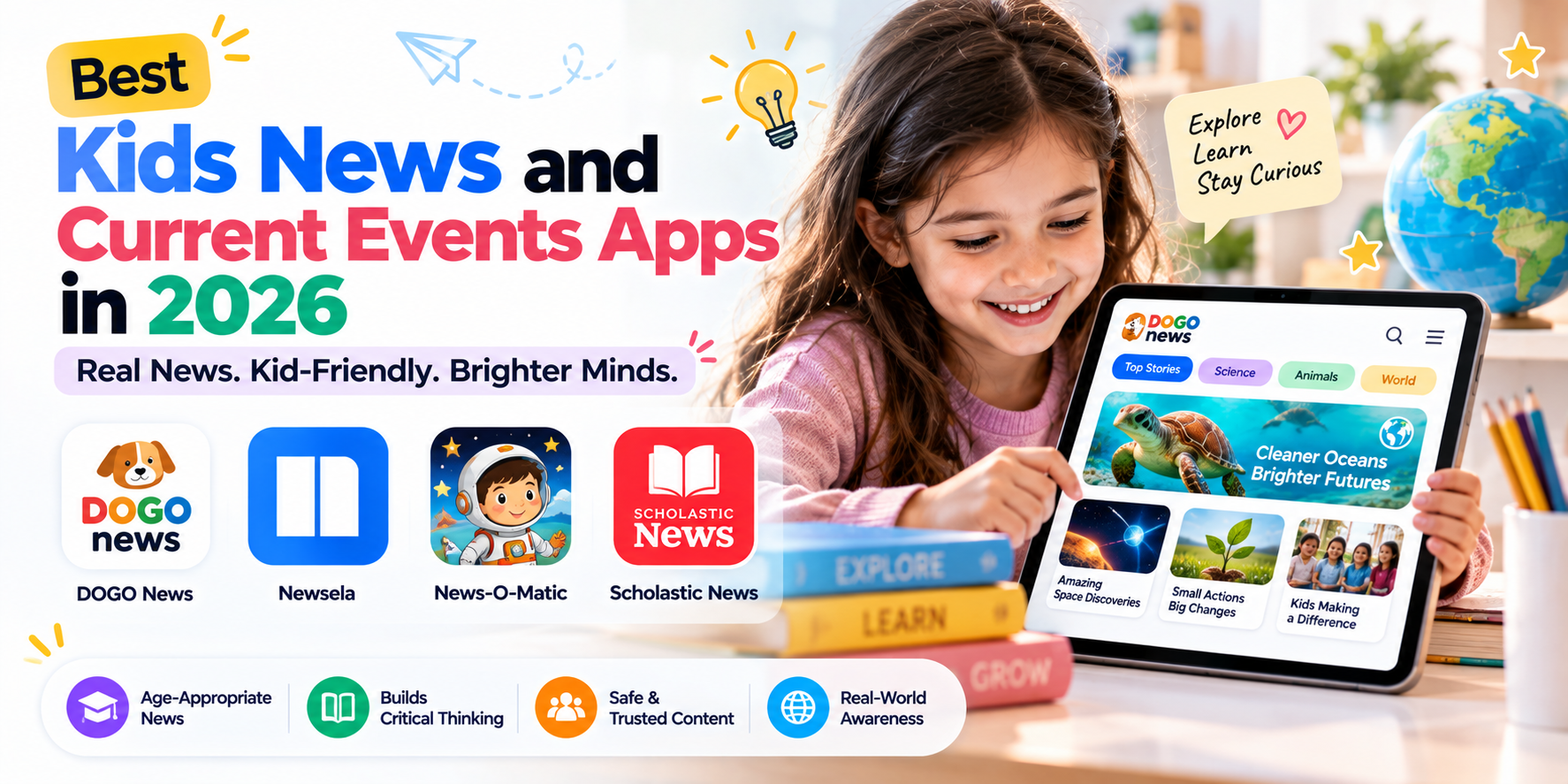 Kids News and Current Events Apps